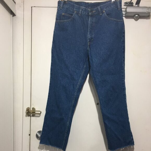 VINTAGE LEE HIGH RISE JEANS SIZE 34 - Picture 1 of 6